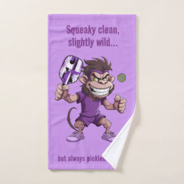 Toalha De Mão Pickleball SQUEAKY CLEAN, SLIGHTLY WILD