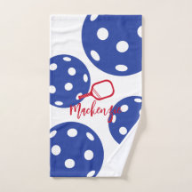 Picleball Personalizado Vermelho Branco Branco Suo