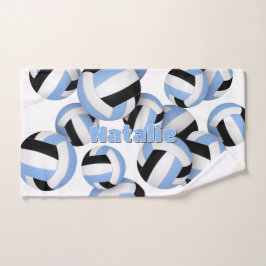 Toalha De Mão presentes desportivos práticos lt volleyball negro