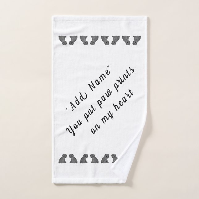 Toalha De Mão Pug (Toalha de mão)