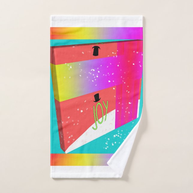 TOALHA DE MÃO RAINBOY JOY COM ÓTIMO (Toalha de mão)