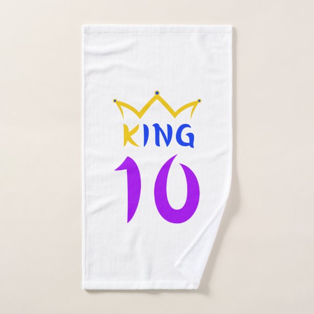 Toalha De Mão Rei 10 (Toalha de mão)