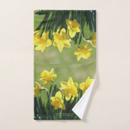 Toalha De Mão Rei dourado Alfred Daffodils, primavera