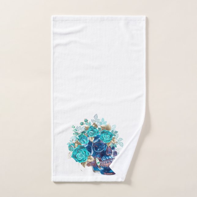 Toalha De Mão Requiem Flor Azul (Toalha de mão)