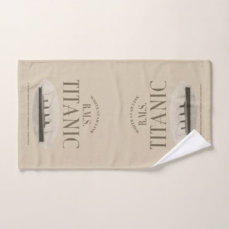 Toalha De Mão RMS Titanic Ghost Ship Sepia Handel Towel