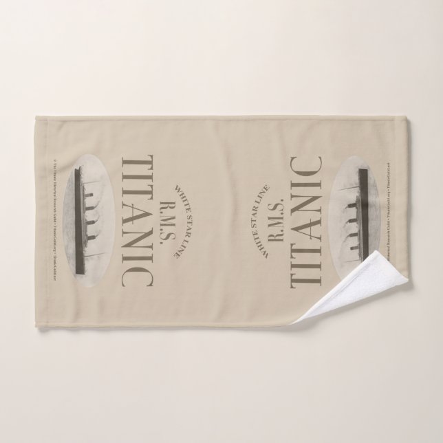 Toalha De Mão RMS Titanic Ghost Ship Sepia Handel Towel (Toalha de mão)