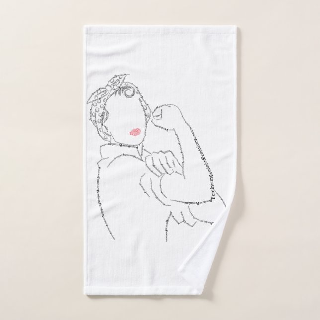 Toalha De Mão Rosie the Riveter (Toalha de mão)