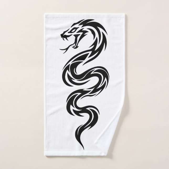Toalha De Mão Schlangen tattoo  (Toalha de mão)