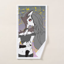 serviette main