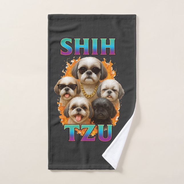 Toalha De Mão Shih Tzu  (Toalha de mão)