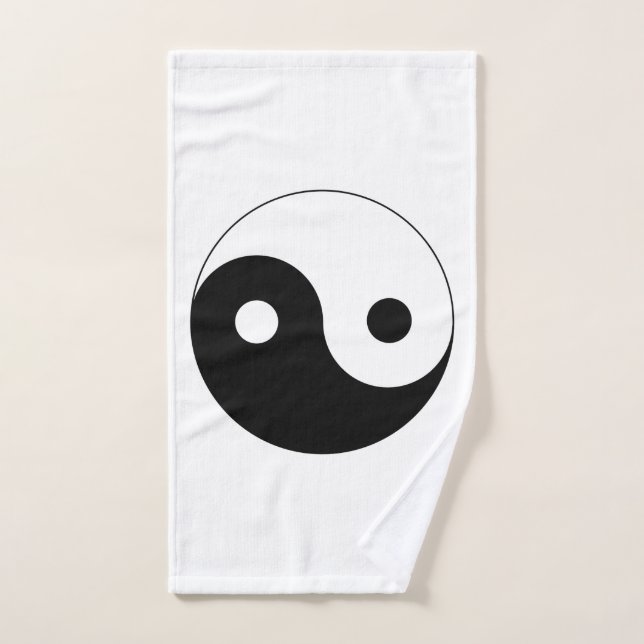 Toalha De Mão Símbolo Yin Yang Espiritual (Toalha de mão)