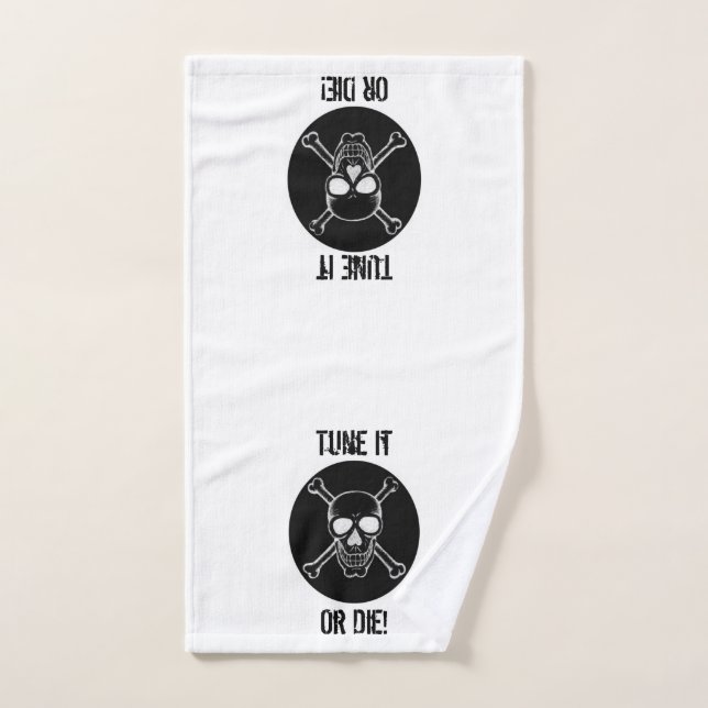 Toalha De Mão Sintonize Ou Morra! (Toalha de mão)