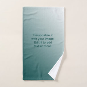 Toalha De Mão Slogan Personalizado de Adicionar Nome do Trabalho
