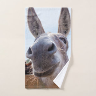 Toalha De Mão Smiling Donkey