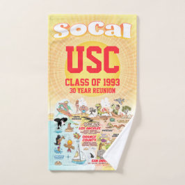 Toalha De Mão SoCal personalizável