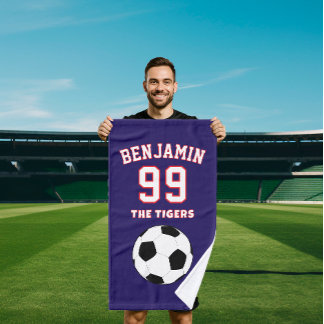 Toalha De Mão soccer Football sports towel, coach bath towel