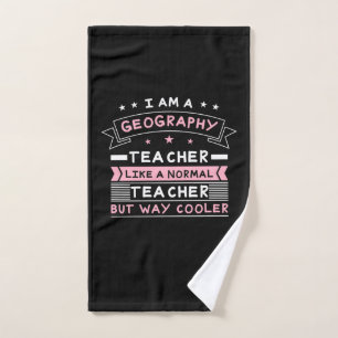 Toalha De Mão Sou Professora De Geografia