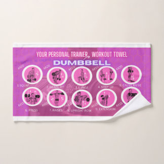 TOALHA DE MÃO SUA FERRAMENTA DE TRABALHO DE TREINADOR PESSOAL