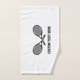 Toalha De Mão Tennis Personalized White Team Club Player Girls