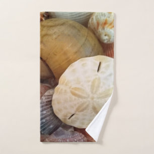 Toalha De Mão Teste padrão do dólar de areia do Seashell