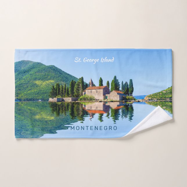 Toalha De Mão Texto Personalizado Montenegro (Toalha de mão)