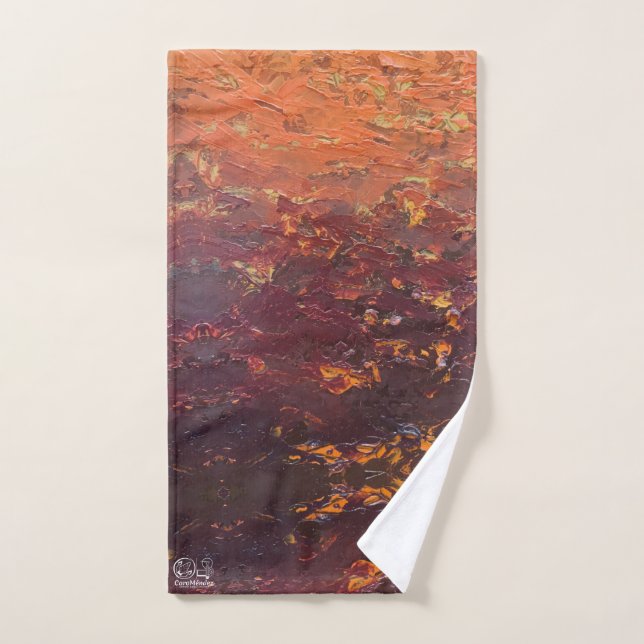 Toalha De Mão Textura #3 de la obra La puesta del sol (Toalha de mão)
