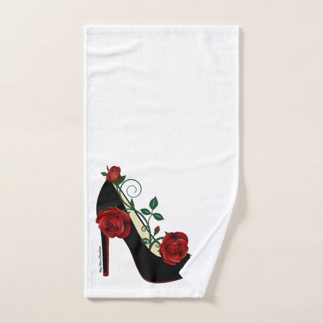 Toalha De Mão Toalha Mão - Rosa Stiletto (Toalha de mão)