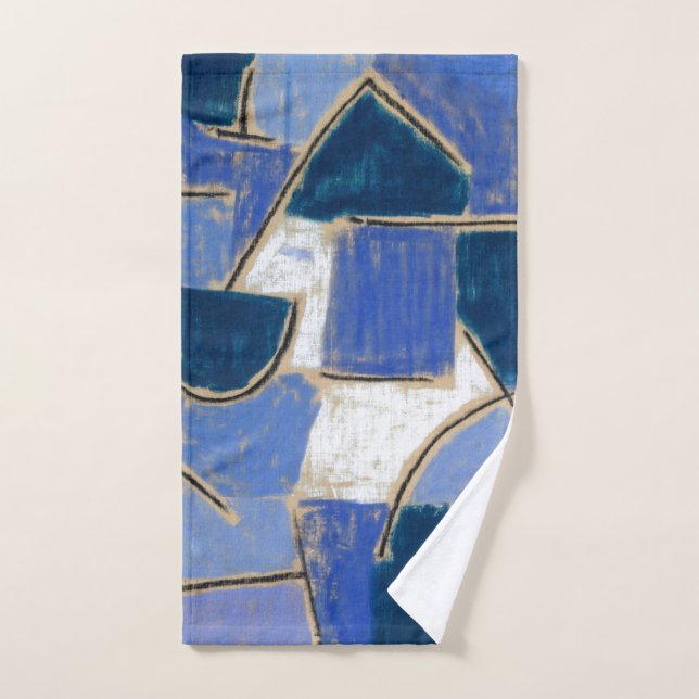TOALHA DE MÃO TORRE DA MÃO: PAUL KLEE : NOITE AZUL (Toalha de mão)