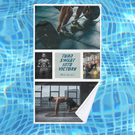 Toalha De Mão treinador de ginástica do estúdio de malhação