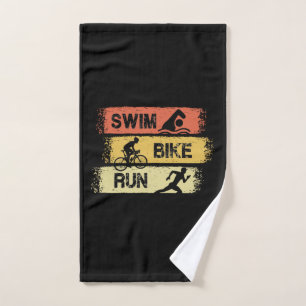 Toalha De Mão Triathlon - Natação Bike Run