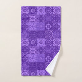 Toalha De Mão Ube Halaya Roxo
