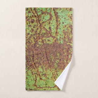 Toalha De Mão Verde enferrujado