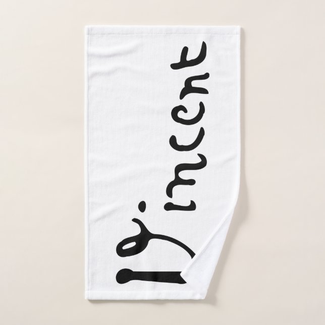 Toalha De Mão Vincent Van Gogh Signature (Toalha de mão)