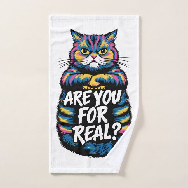 Toalha De Mão Você É Um Gato Muito Engraçado (Toalha de mão)