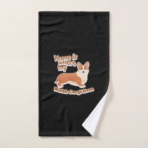Toalha De Mão Welsh Corgi Home