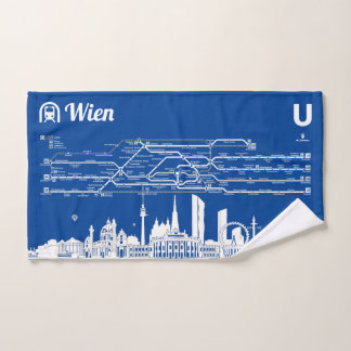 Toalha De Mão " Wien: 2019/heute - U-Bahn Plan
