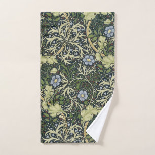 Toalha De Mão William Morris Seaweed Pattern Floral Vintage Art