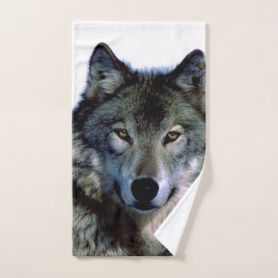 Toalha De Mão Wolf Portrait