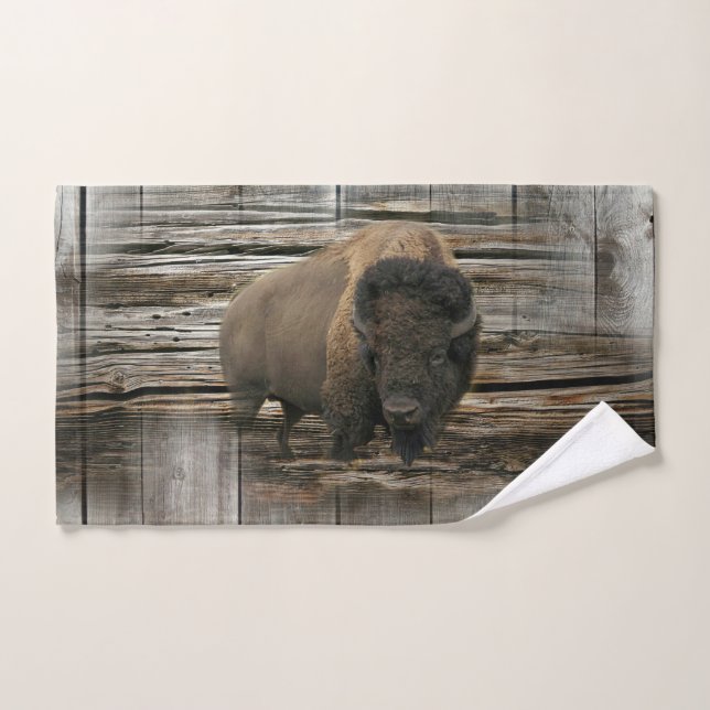 Toalha De Mão Wood Bison (Toalha de mão)