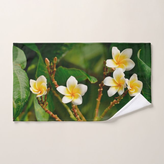 Toalha De Mão Yellow Frangipani (Toalha de mão)