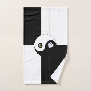 Toalha De Mão Yin Yang
