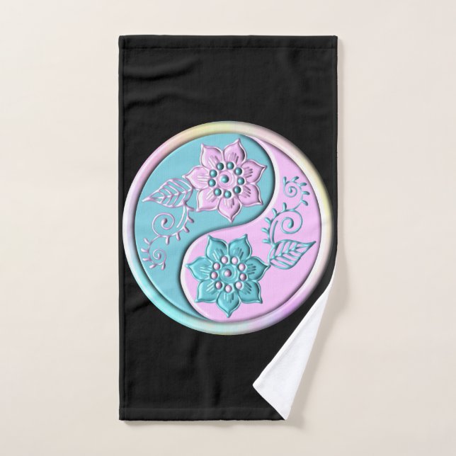 Toalha De Mão Yin Yang Pastel (Toalha de mão)