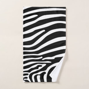 Toalha De Mão Zebra Animalprint