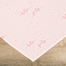 Toalha De Mesa 60º aniversário, rosa, dourado, cor-de-rosa, sesse