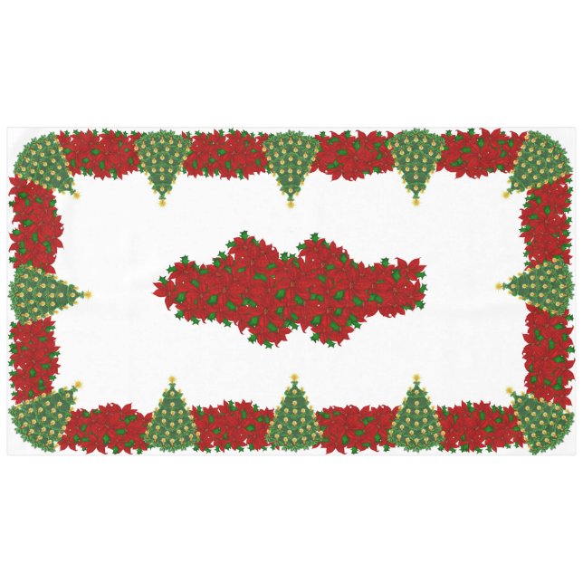 Toalha De Mesa 60" X 104" Tablecloth do Natal (Frente (Horizontal))