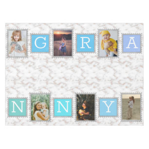 Toalha De Mesa 6 Seis Colagem de Fotos Família Amor Bebê Fofo Vov
