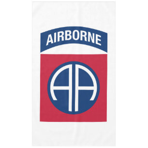 Toalha De Mesa 82.a Divisão Aerotransportada Insignia Veterano Mi