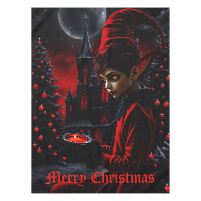 Toalha De Mesa A hora escura do natal. (Frente)