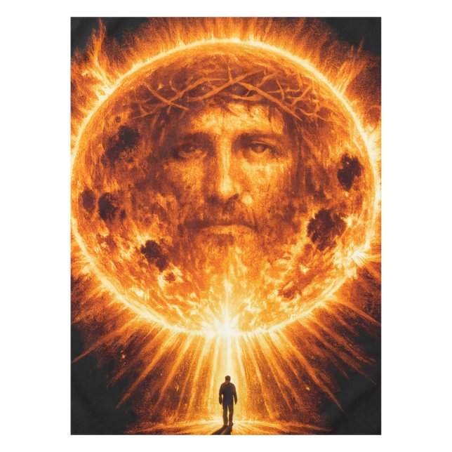 Toalha De Mesa A Luz. O Filho. (Frente)