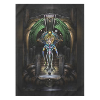 Toalha De Mesa A Majestade De Trilia Fractal Fantasy Retrato